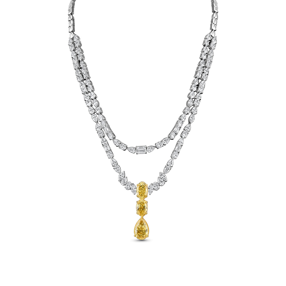 Golden Cascade Necklace