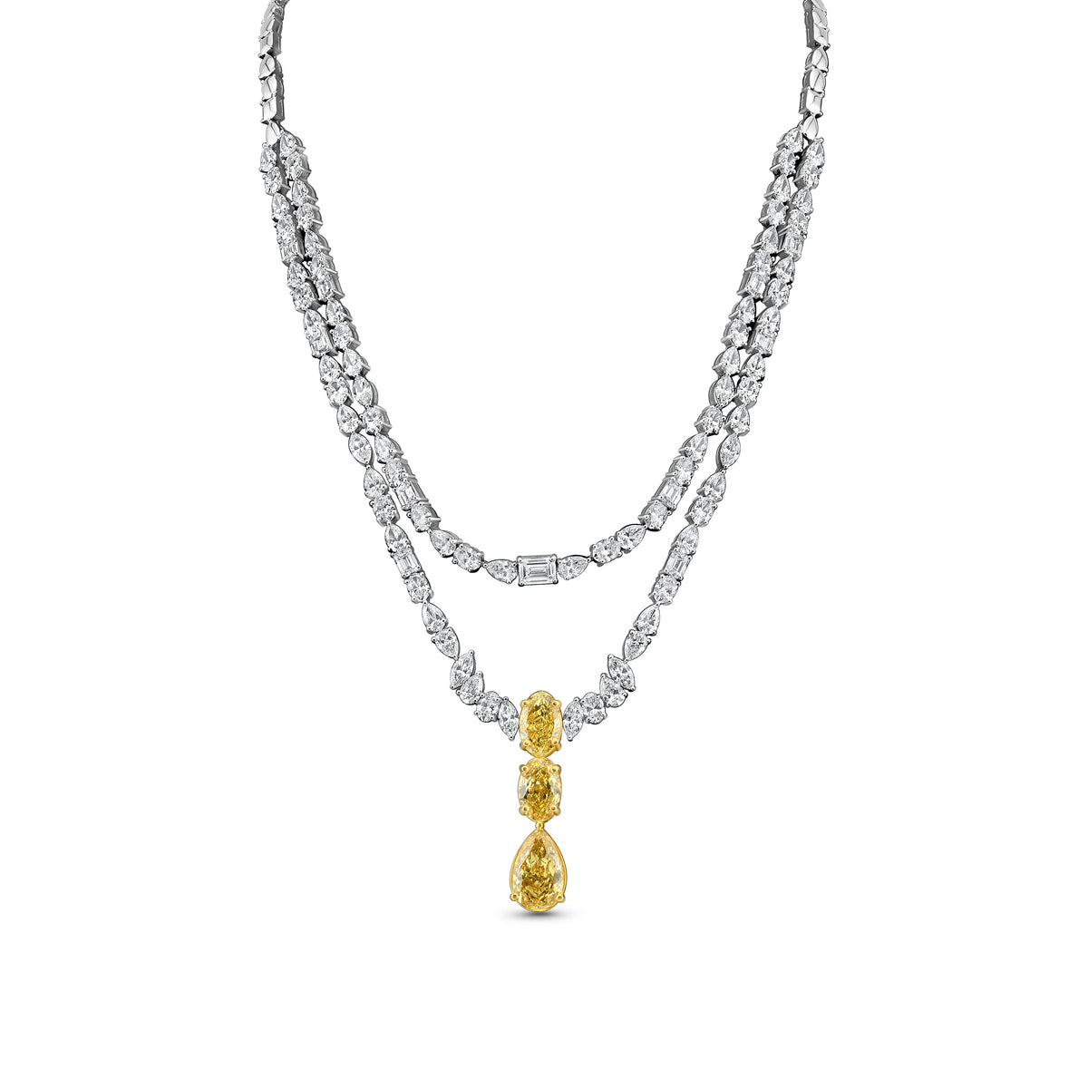 Golden Cascade Necklace