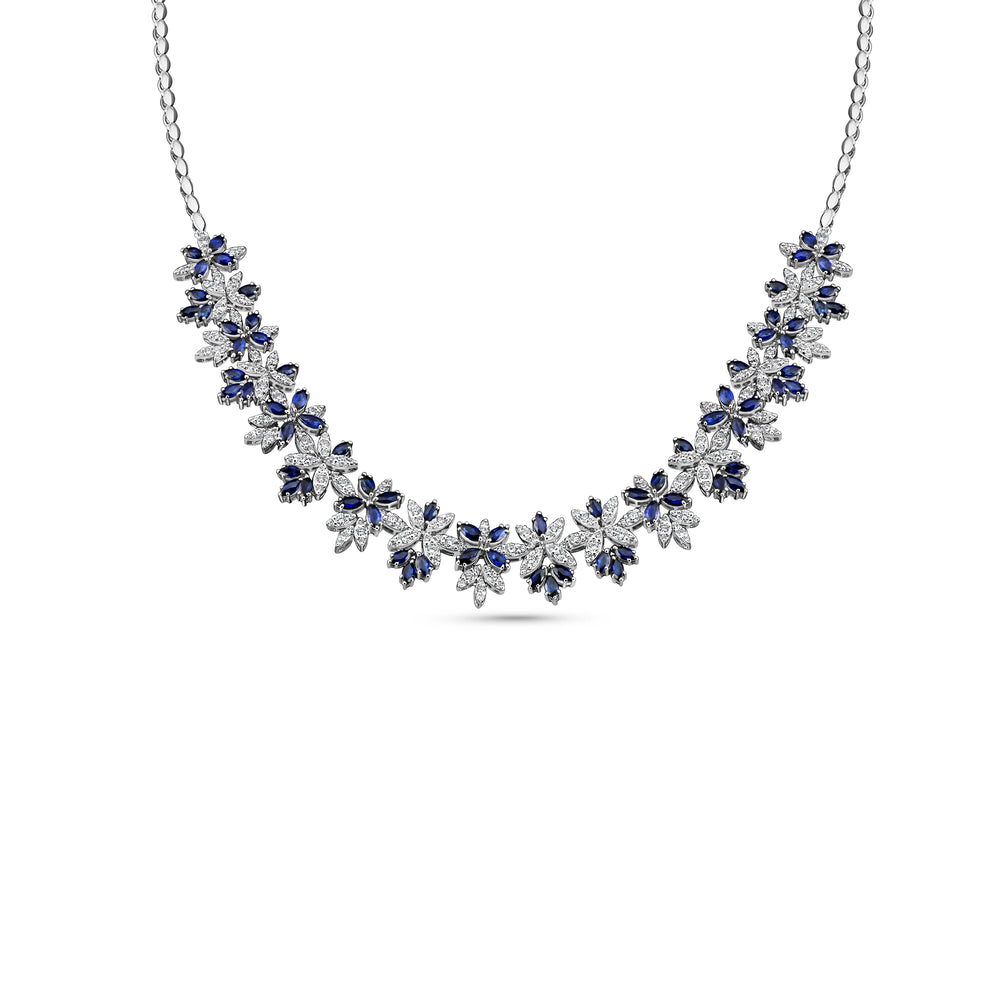 The Azure Bloom Necklace