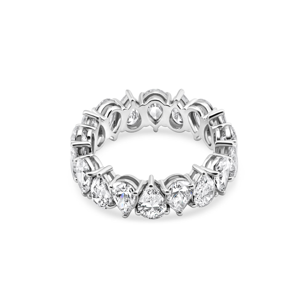 Pear Diamond Eternity Ring