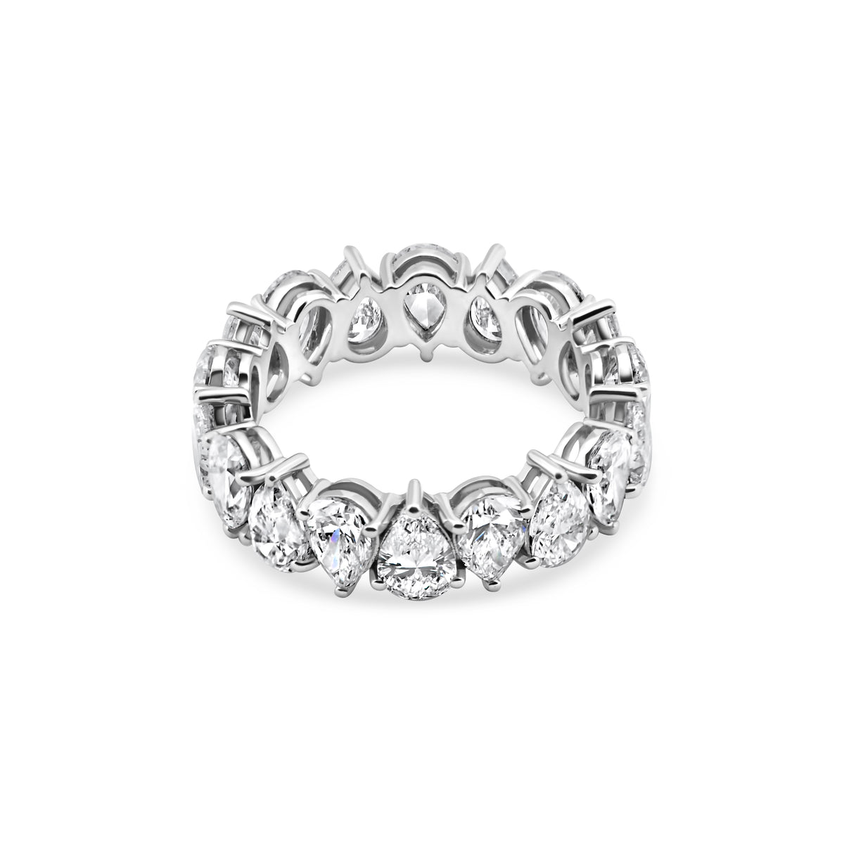 Pear Diamond Eternity Ring