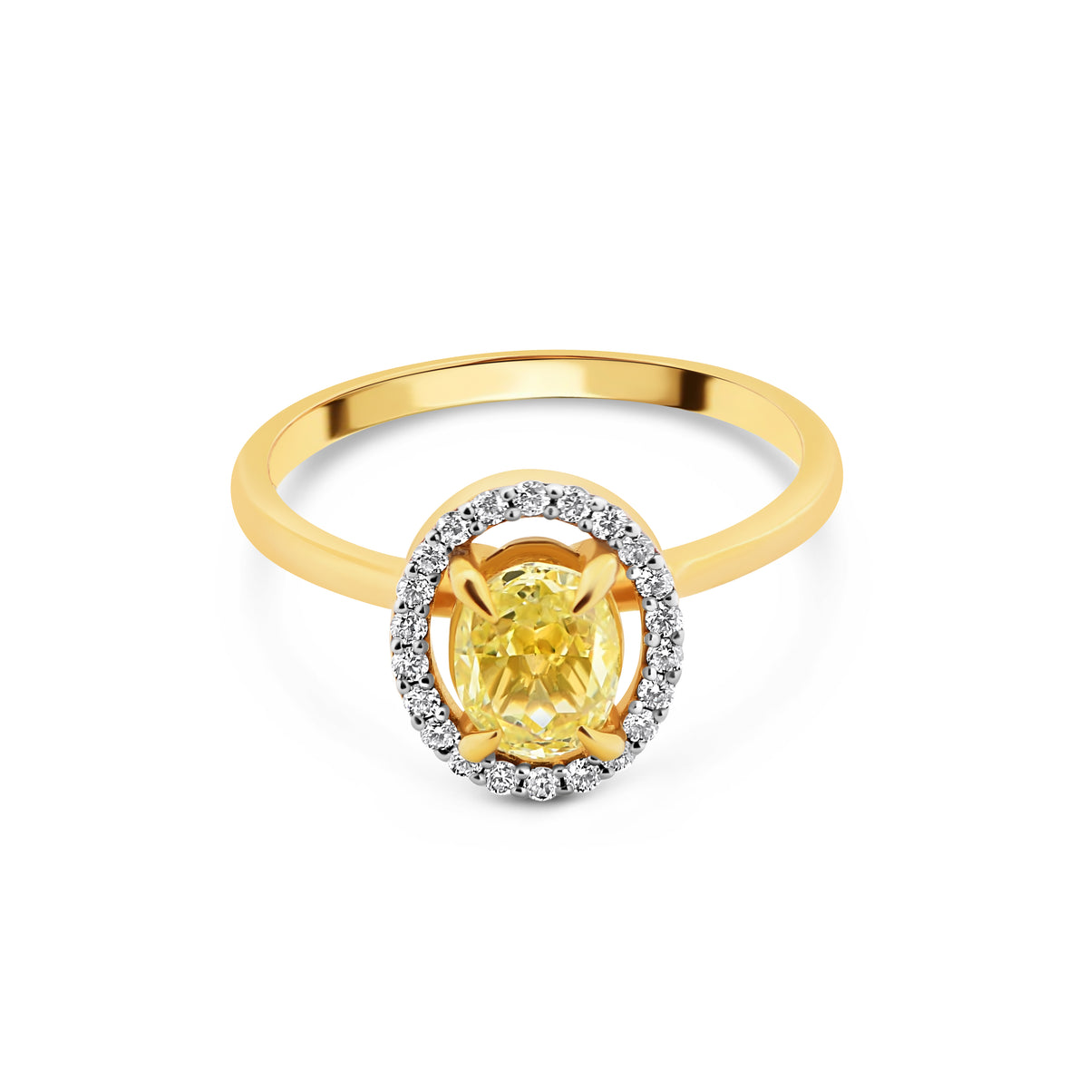 The Soleil Oval Ring