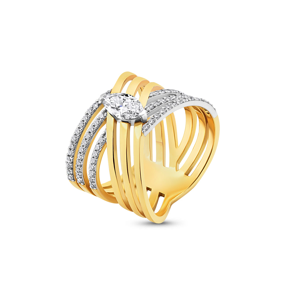 Multi-row Crossover Statement Ring