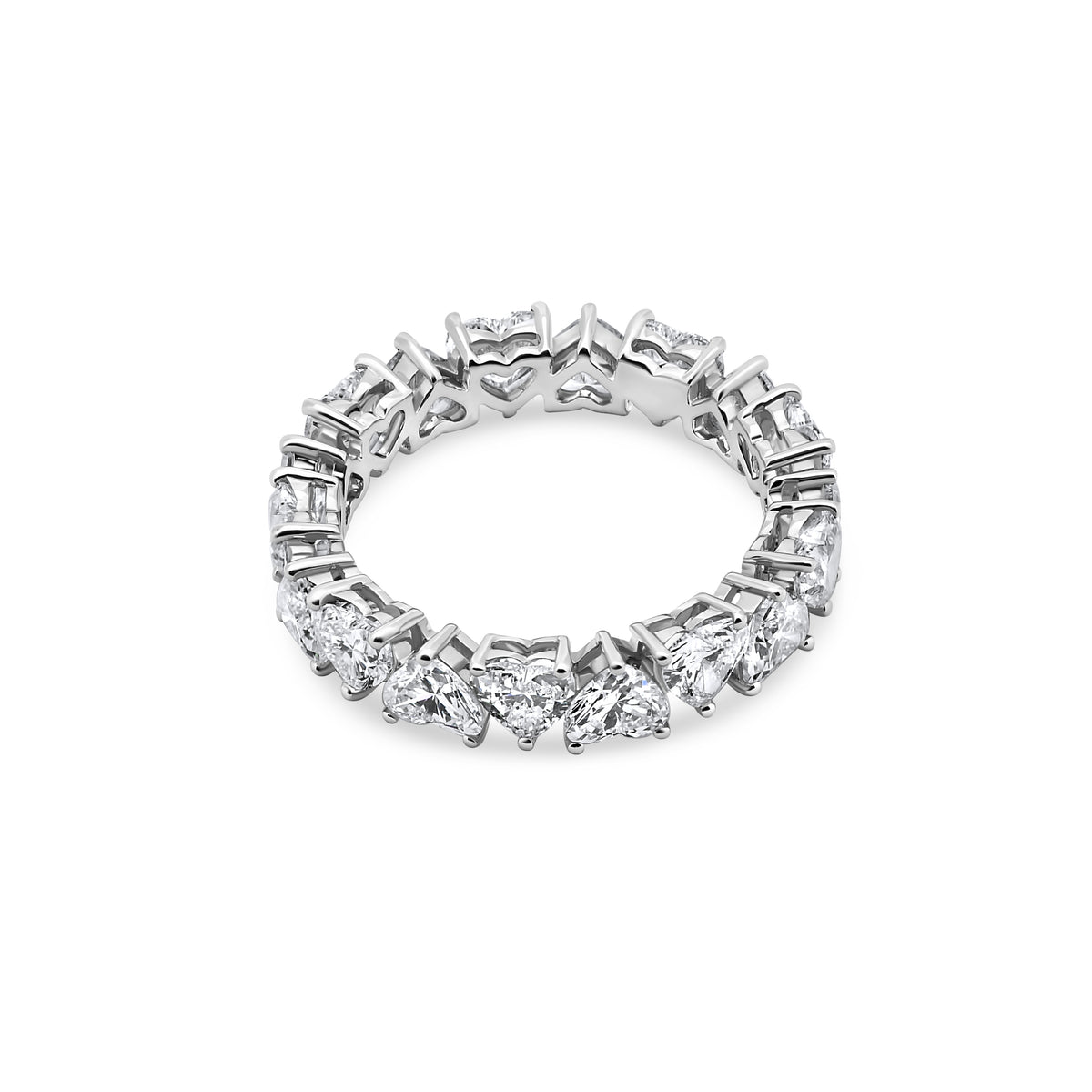 Pear-Cut Eternity Band
