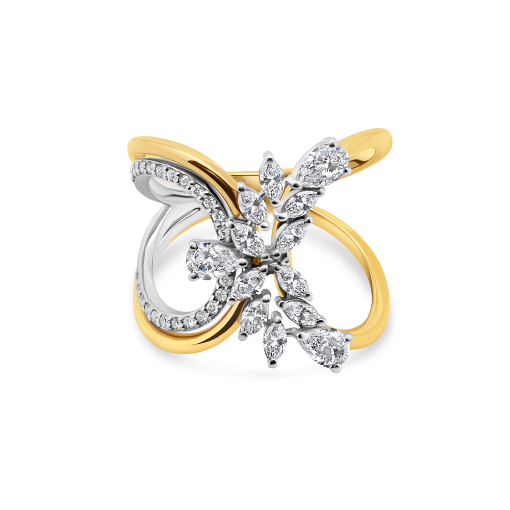 The Papillon Diamond Ring